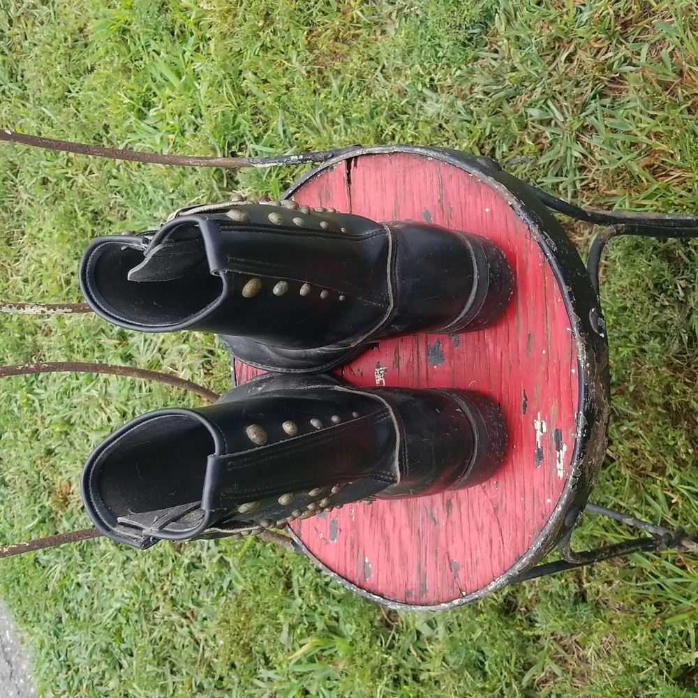 Great China Wall engineer boots black size 81/2 - Picture 2 of 3